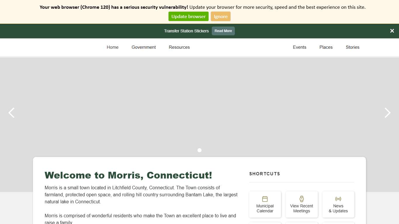 Welcome to Morris, CT!